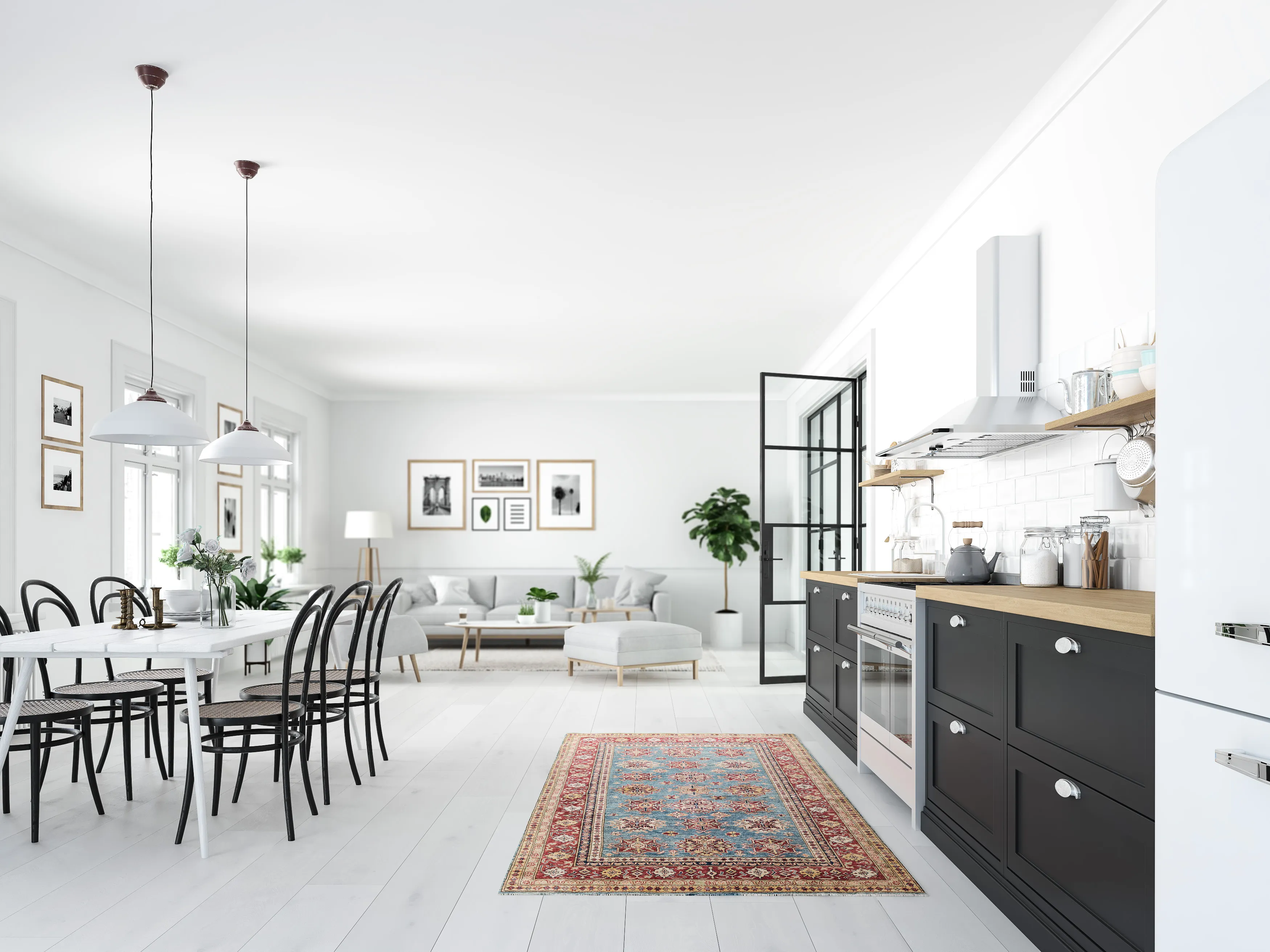 Interior design project - modern living space